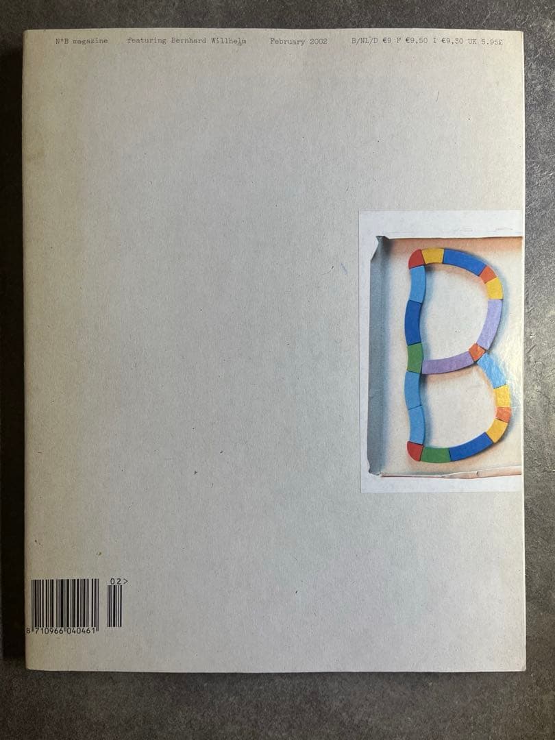 N° B Magazine Bernhard Willhelm