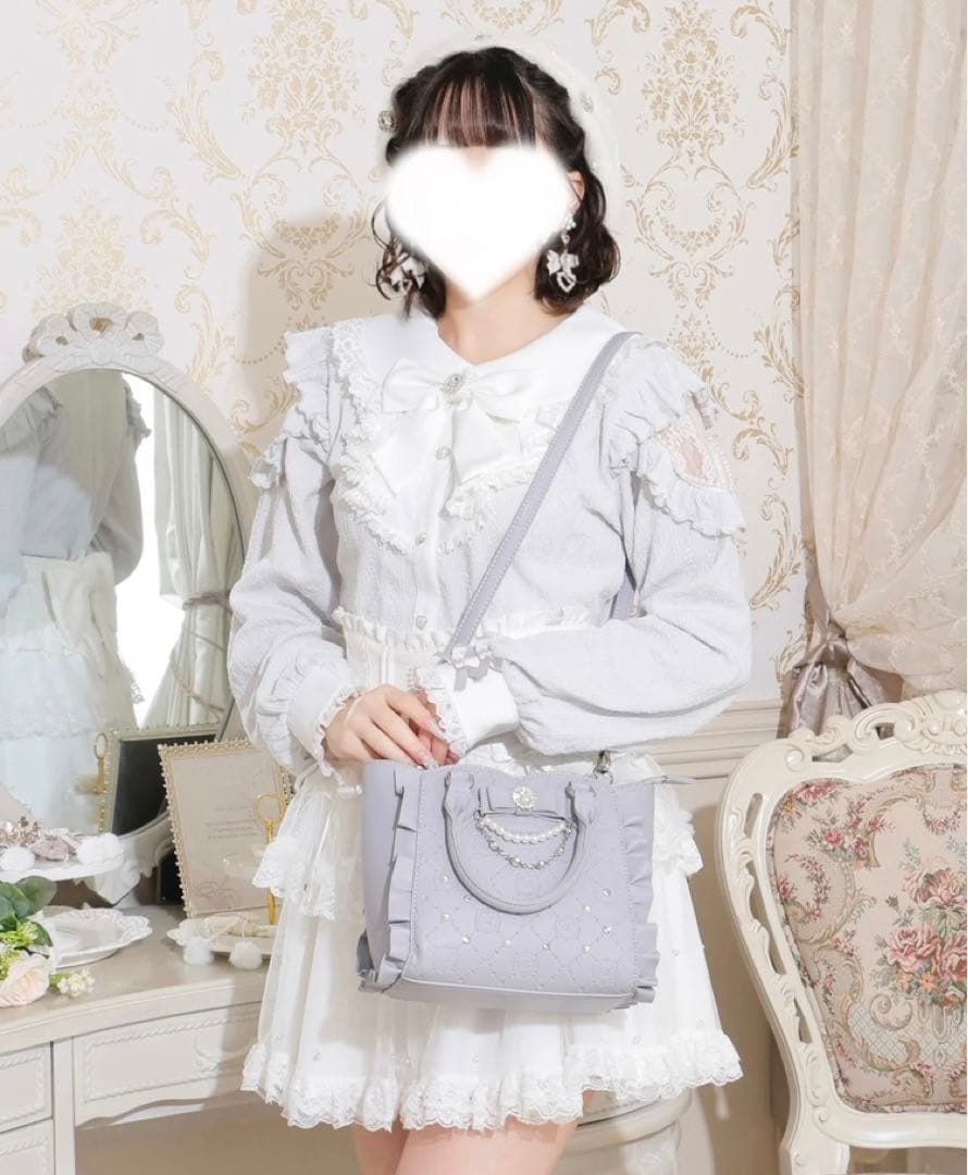 NOEMIE さきまるちゃんコラボ♡キラキラビジュー2wayショルダーバッグ ③