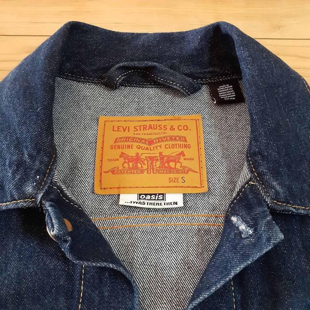 即完売　OASIS LEVI'S コラボ　ジャケット　S デニム　Gジャン
