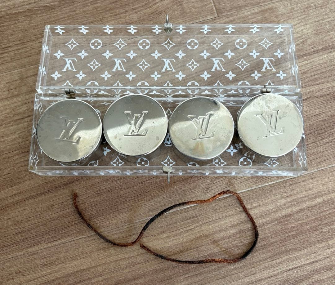 【レア】ルイ・ヴィトン クリアボックス キャンドル収納　ノベルティ非売品