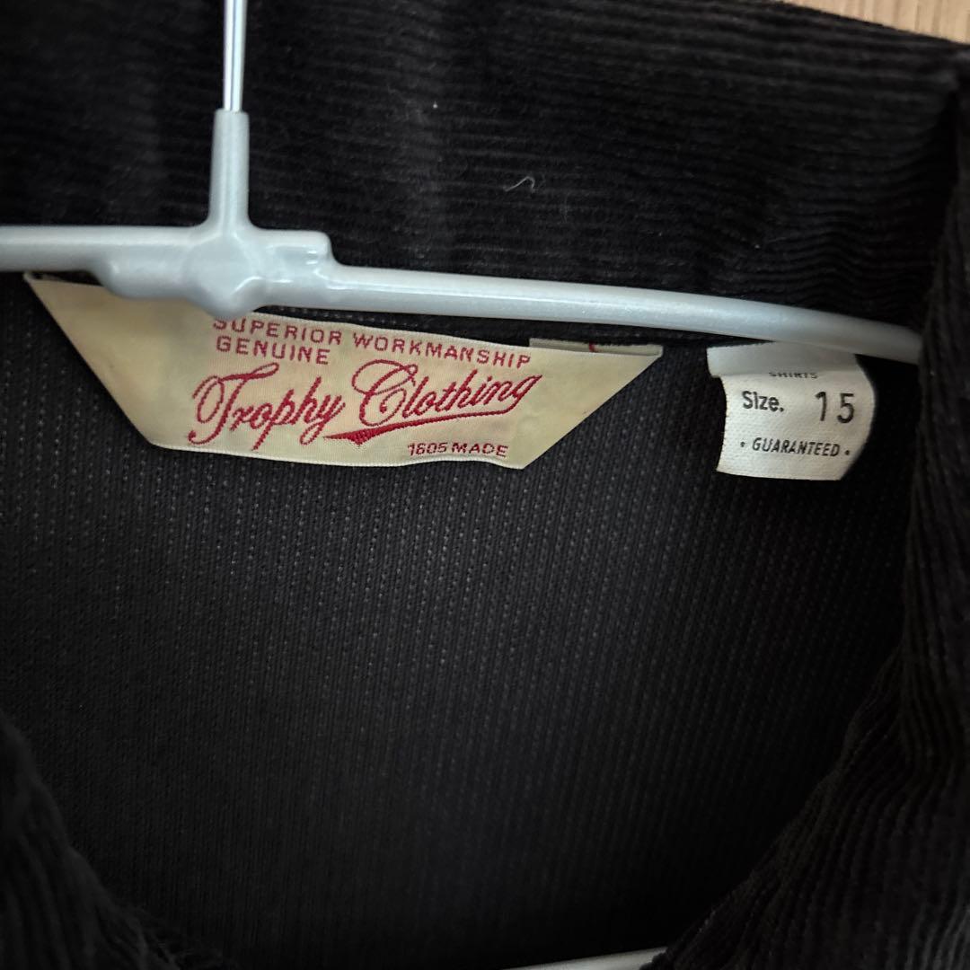 Trophy Clothing ブラック コーデュロイジャケット サイズ15