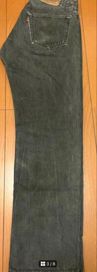 ニ*ク様 90s Levi's 501 先染めブラックUS製 W32 L30 オ