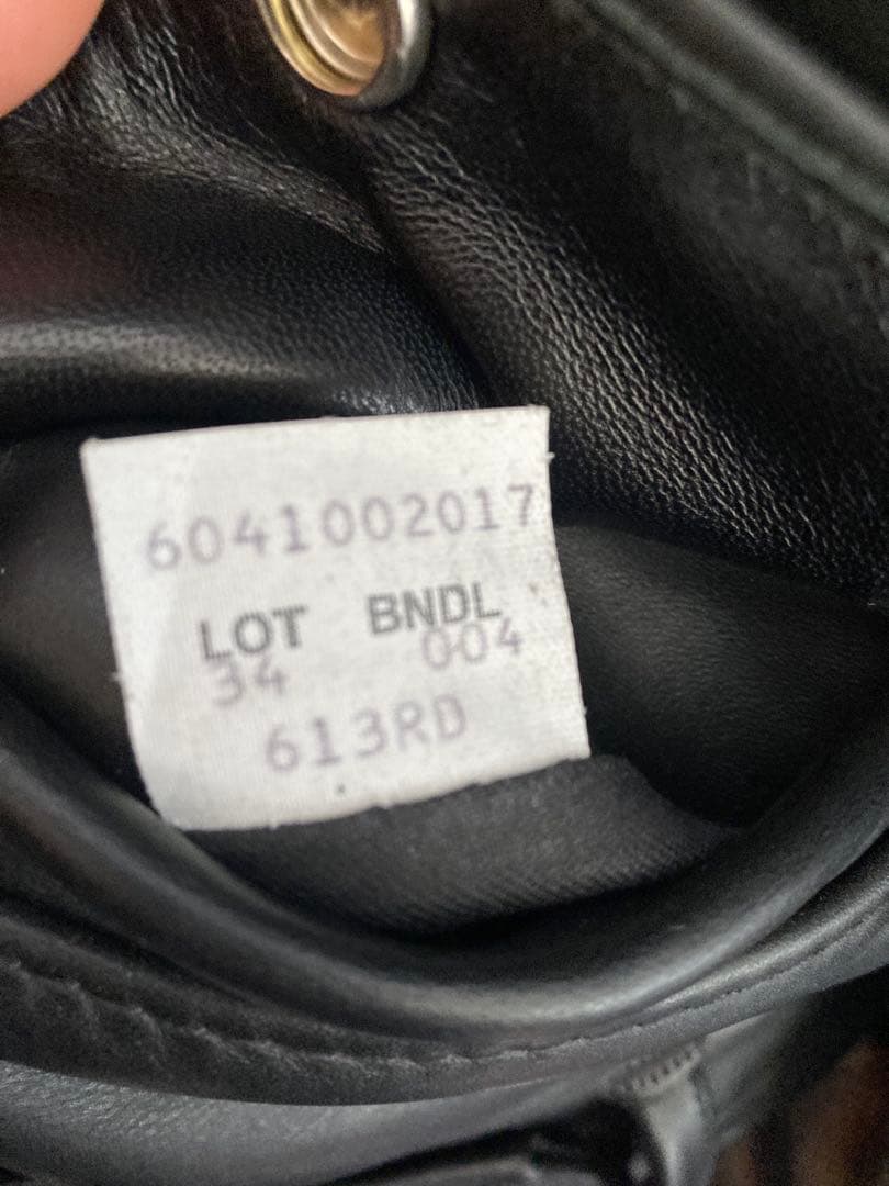 schott 613RD ワンスター ダブルジッパーカスタム　34
