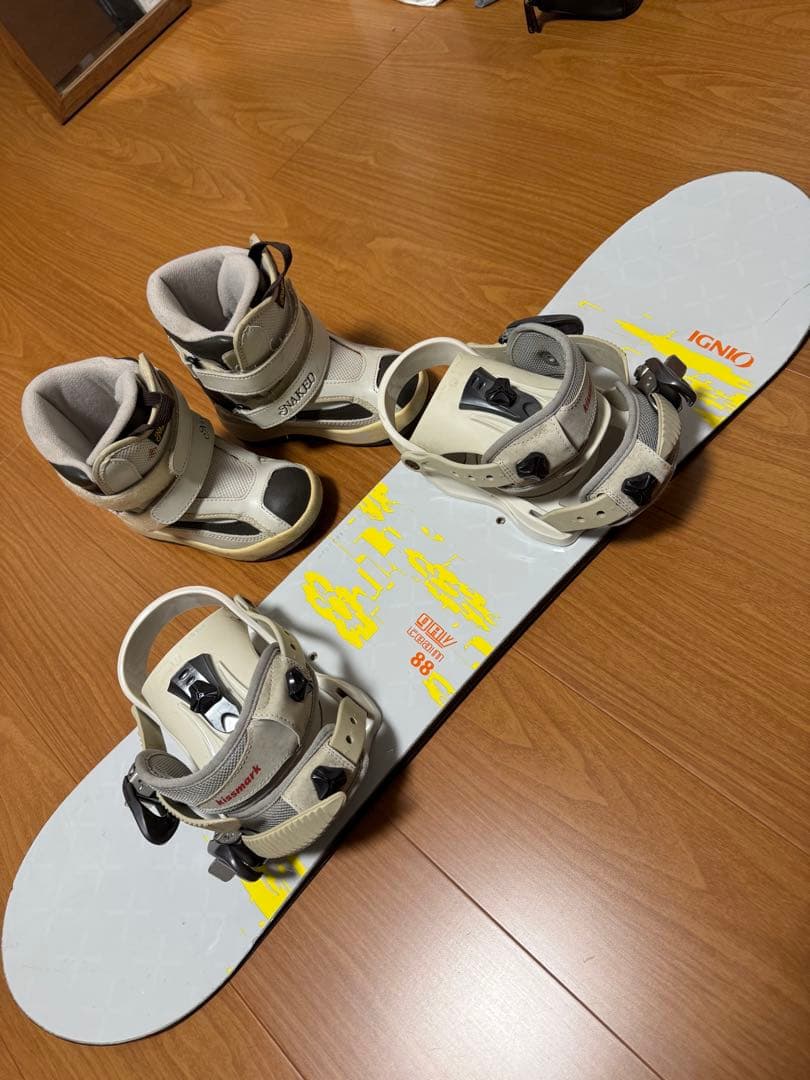 IGNIO スノーボード 88cm ビンディング ブーツ 3点セット