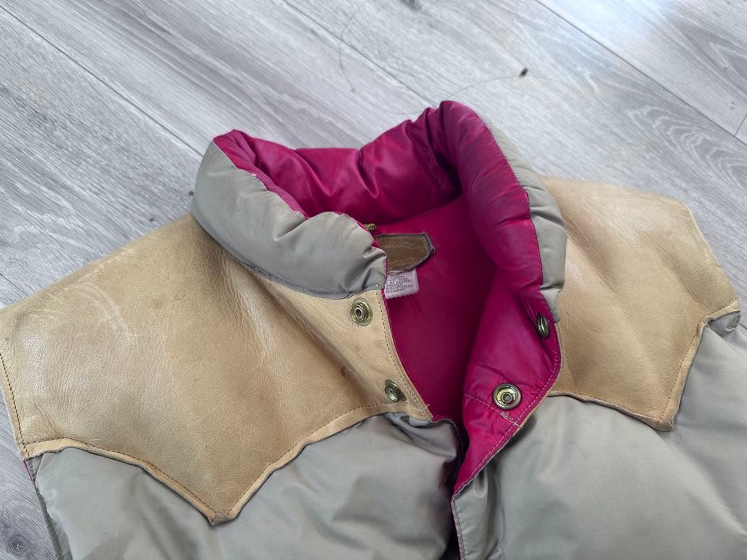70s ロッキーマウンテン Down Vest bigsize 48