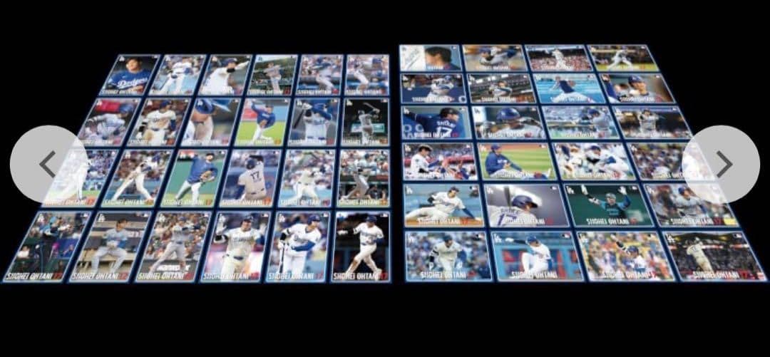 大谷翔平 MLB史上初50-50達成！プレミアムフレームポストカードセット×2冊