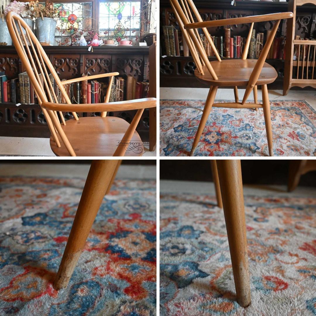 L3710-18-1 英国ヴィンテージ ERCOL アーコールチェア クエーカー