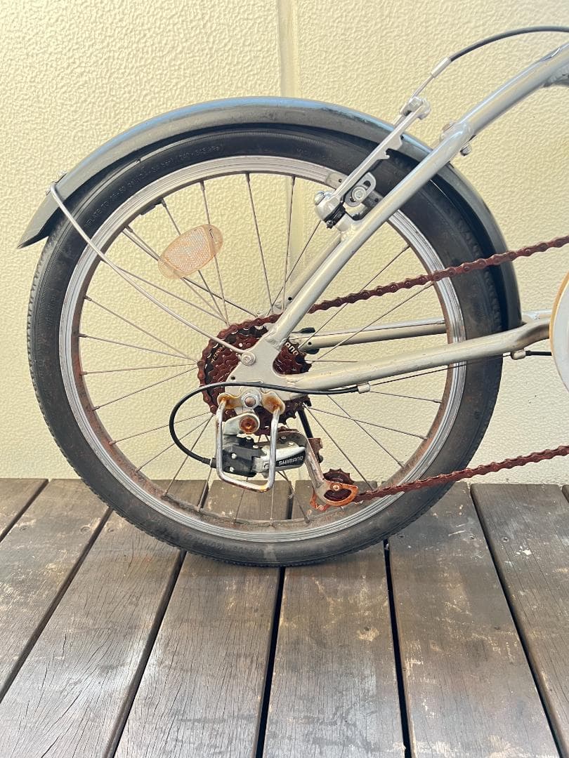 アサヒサイクル　Glamorous／グラマラス　折畳み自転車　６段変速　引取専用