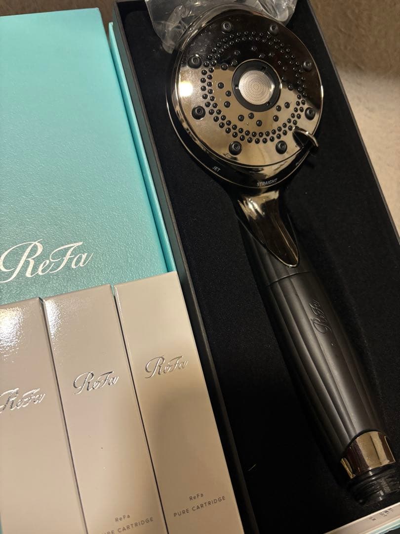 【まゆぴん】ReFa シャワーヘッド 新品3個カートリッジ付き