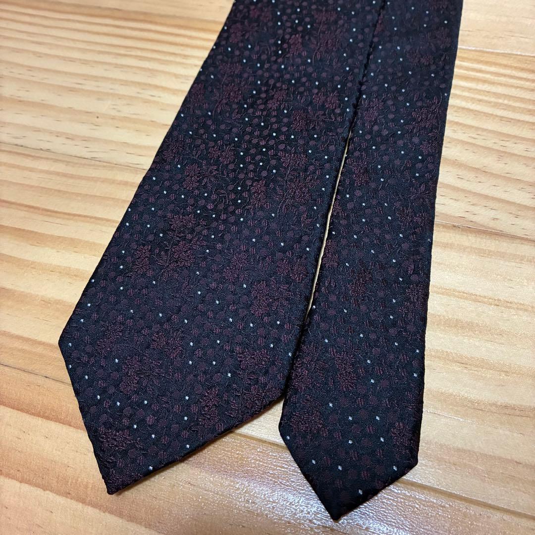 【極美品】Paul Smith ネクタイ ボタニカル 花柄 植物 高級ジャガード