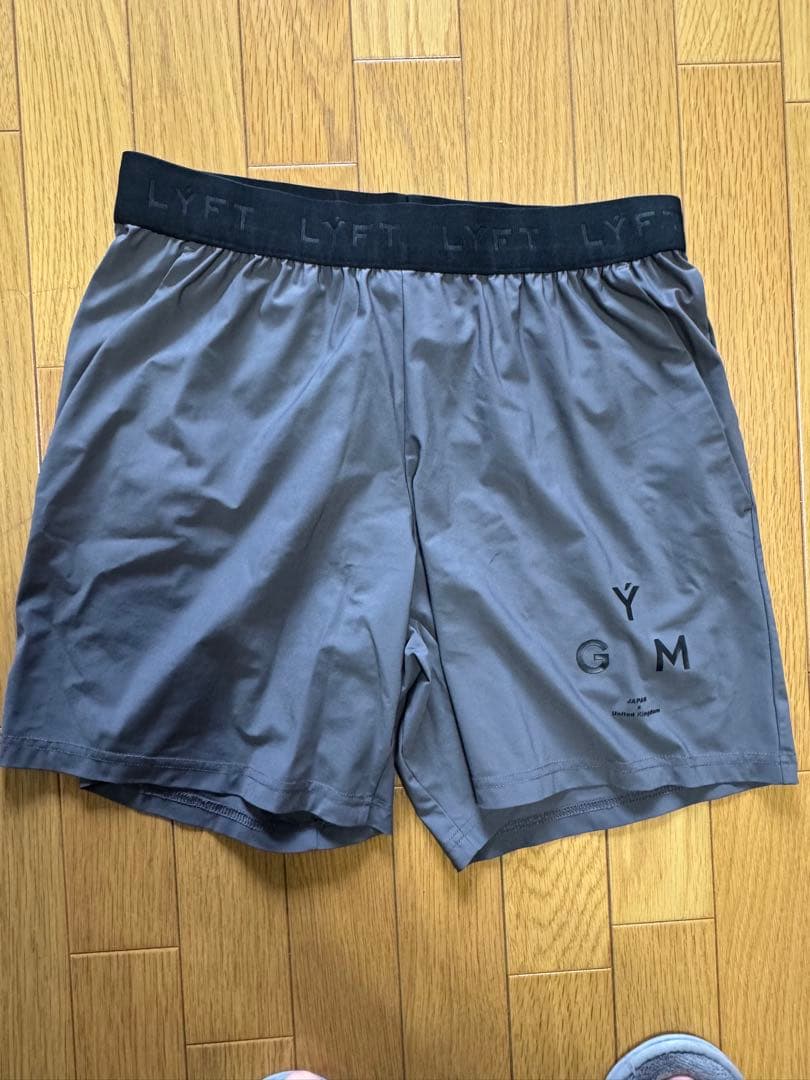 LYFT トレーニングショーツ Lサイズ グレー