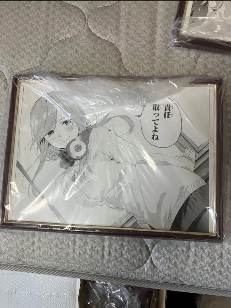 五等分の花嫁展 春場ねぎ先生サイン入り複製原稿 美玖A 美玖　箱無し