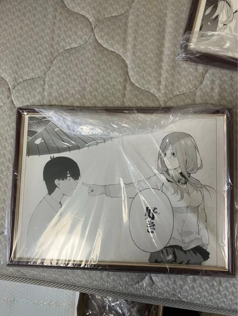 五等分の花嫁展 春場ねぎ先生サイン入り複製原稿 美玖A 美玖　箱無し
