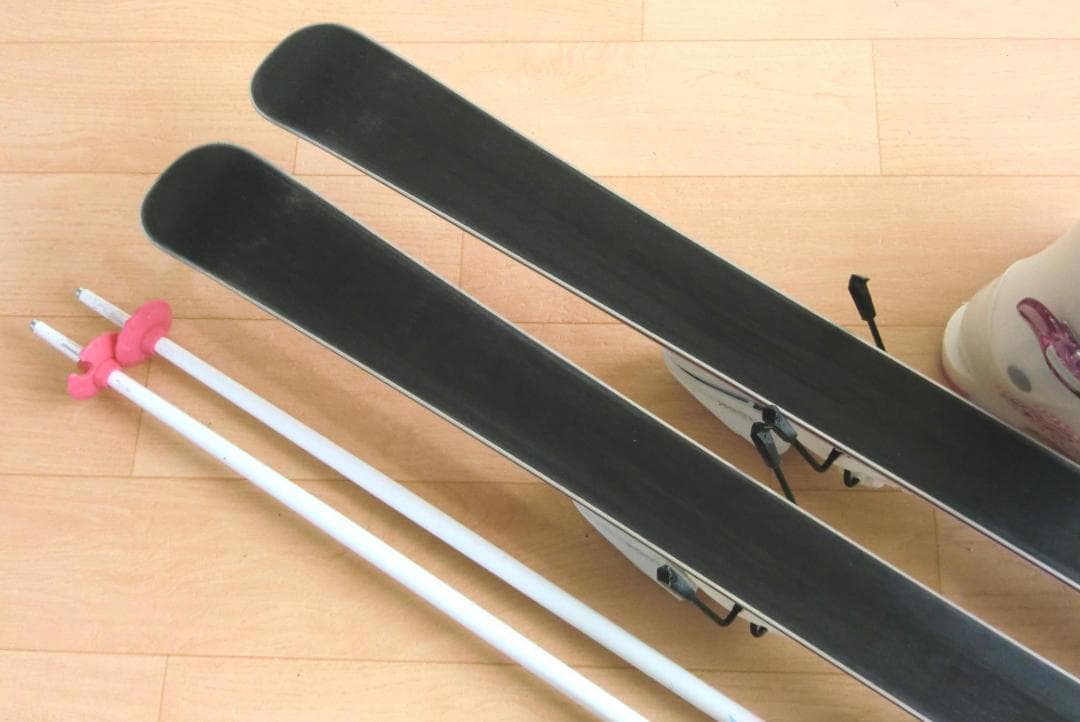 ■■送料無料■Hart■子供用スキーフルセット■板116靴22■WAX済■■