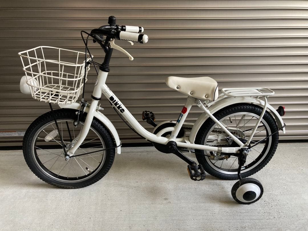 【引取り限定】ブリヂストン bikke m 子供用自転車 ホワイト