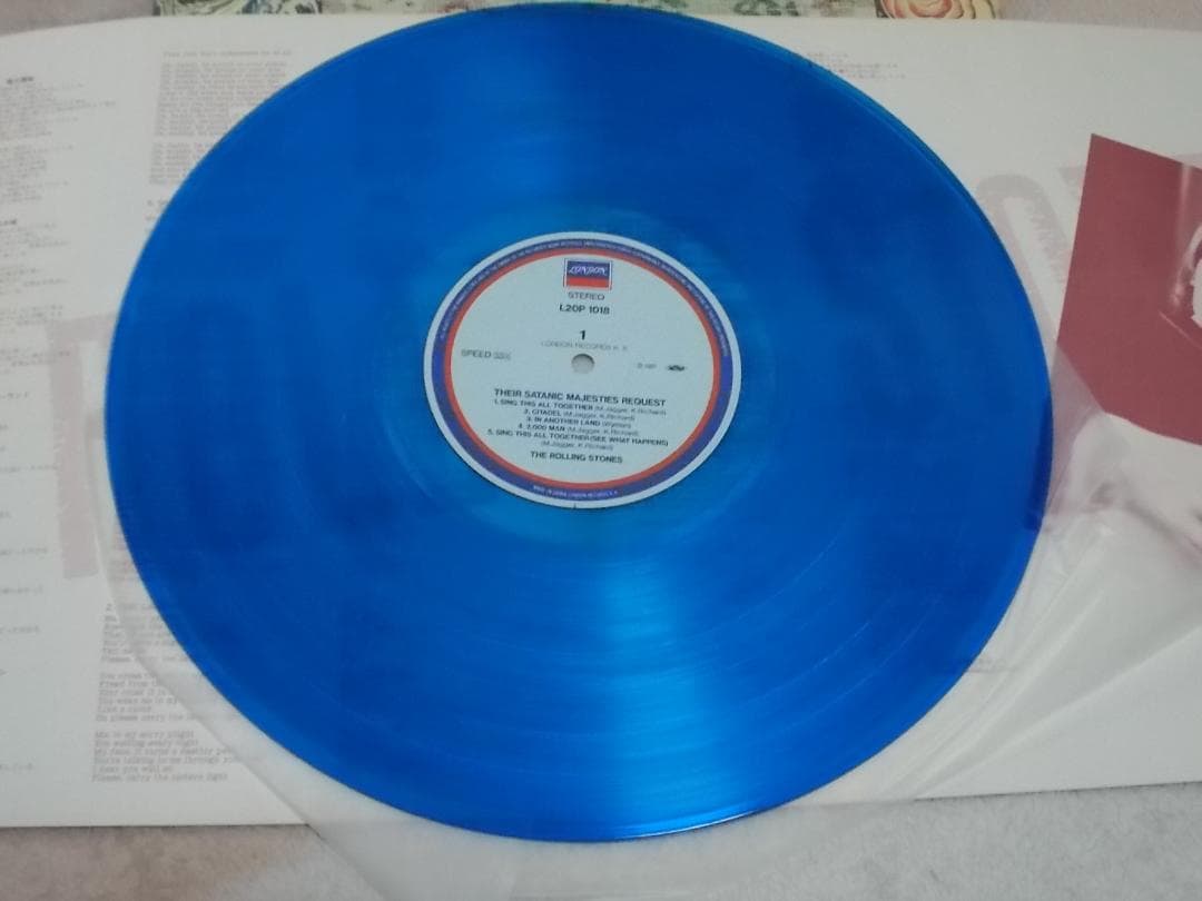 The Rolling Stones 名盤 LPレコード 青色８枚セット