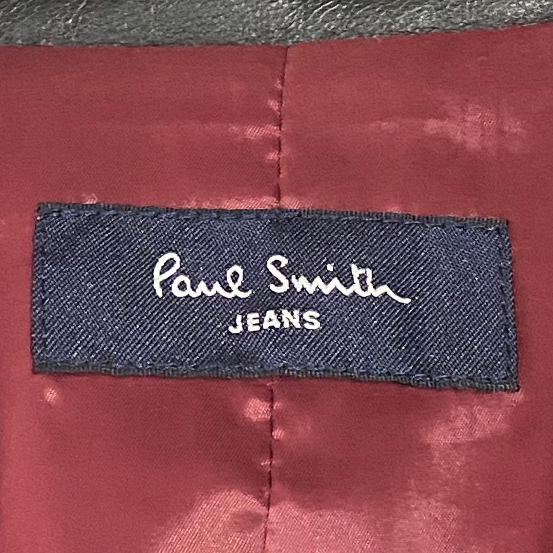 Paul Smith ダブルライダース レザージャケット ラムレザー Ｍサイズ