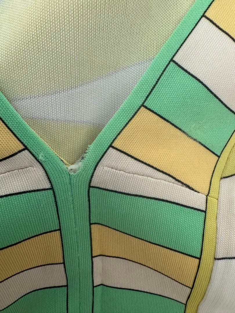 EMILIO PUCCI エミリオプッチ ノースリーブ ワンピース 総柄 38