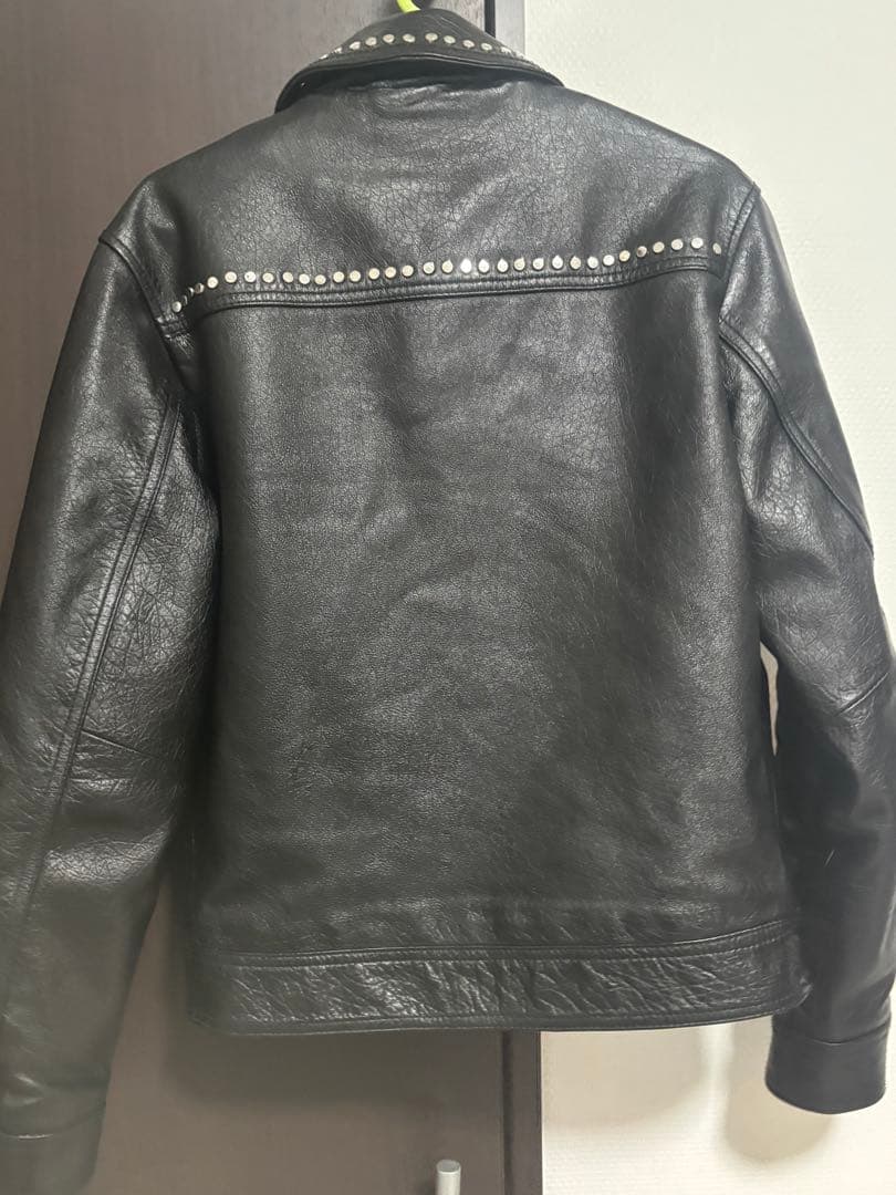Zara ザラ スタッズ ブラックレザー ライダース
