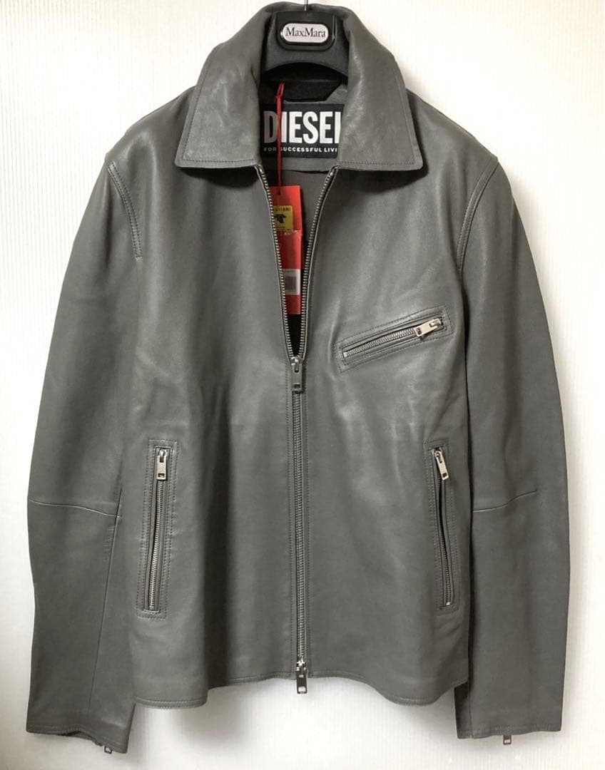DIESEL L-KORN LEATHER 約16万円 Lサイズ 試着10分程