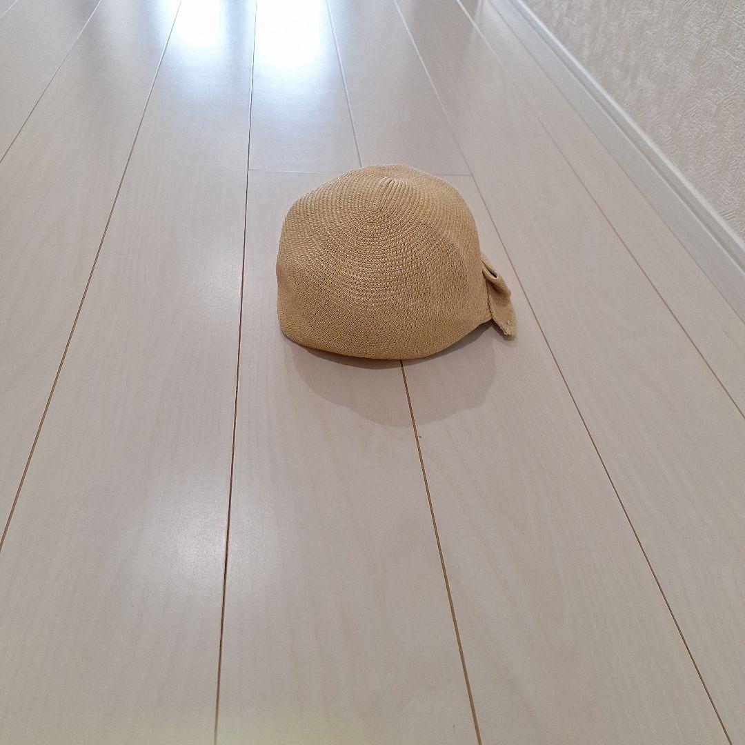 新品未使用　リボン麦わら帽子　CA4LA