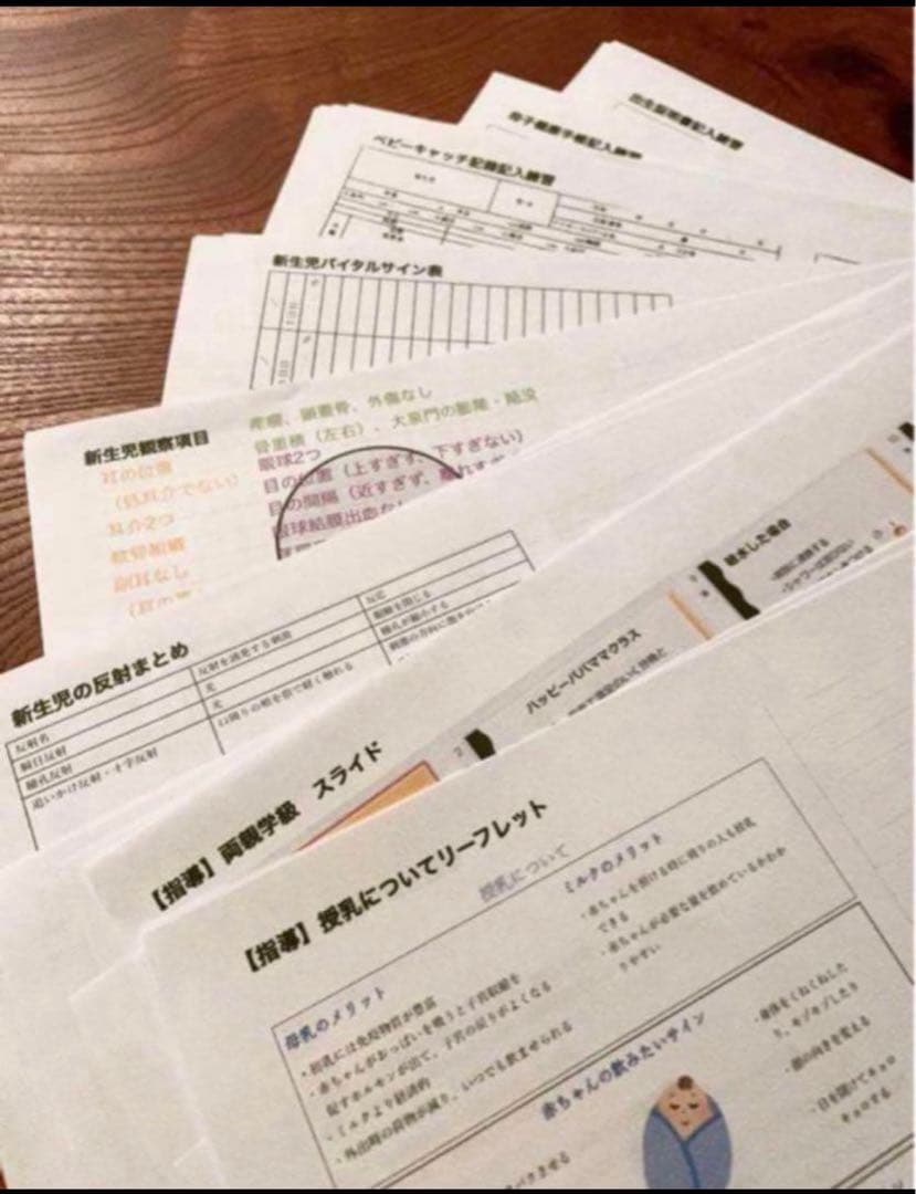 助産師・助産学生実習セット ポケットサイズ　まとめ売り　看護師看護学生　国家試験