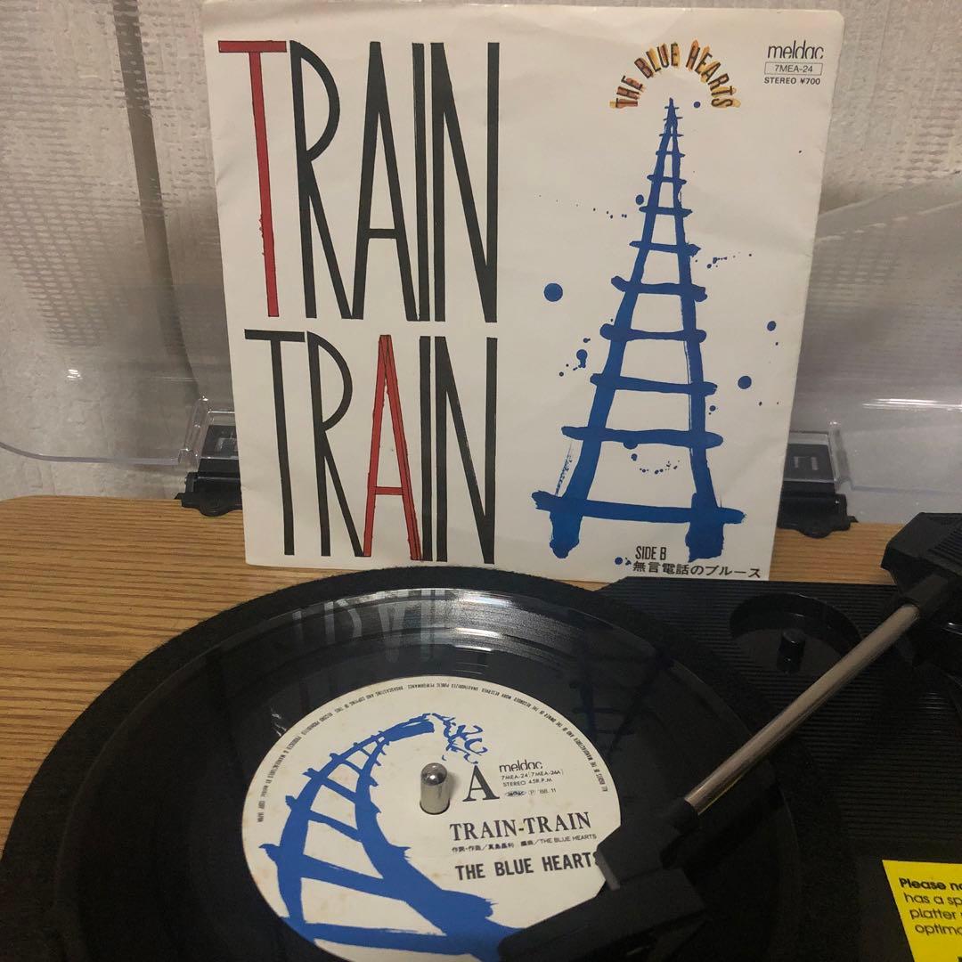 THE BLUE HEARTS TRAIN TRAIN EPレコード