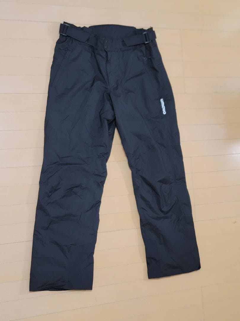 GOLDWIN スキーウェア サイドオープンパンツ フルジップ XXL 黒
