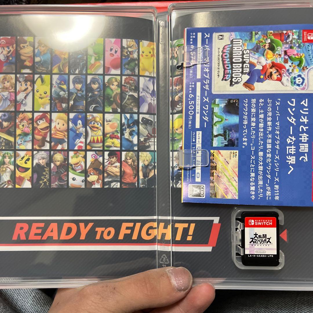Switch 本体グレースhac001-01後期スマブラカセット付き