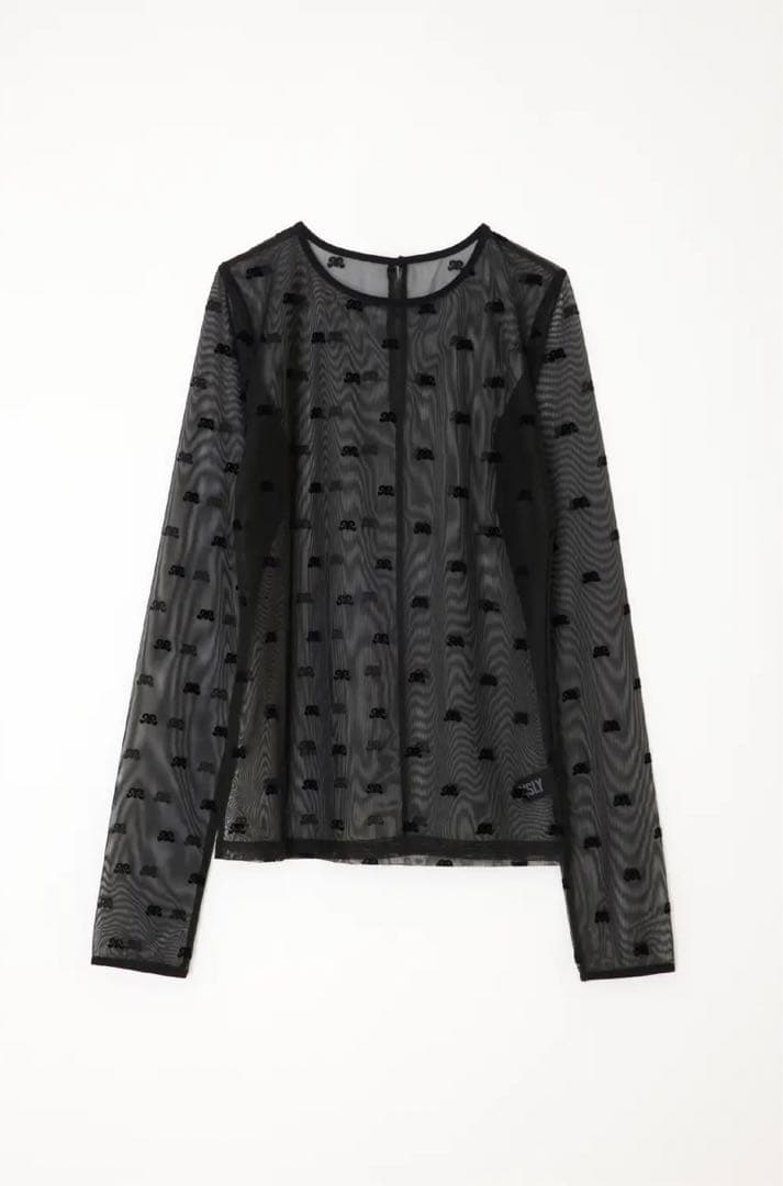 SLY MICHIXSLY SHEER MOTIF トップス