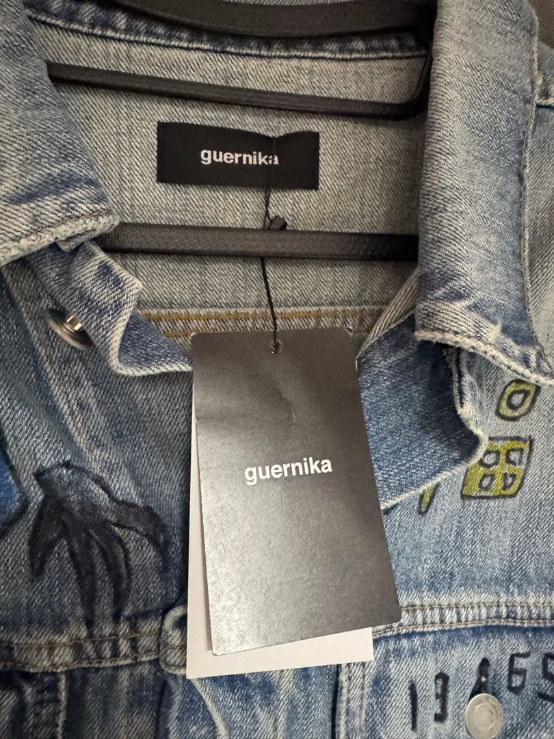ジャケット・アウター guernika GRAFFITI PAINT DENIM JACKET