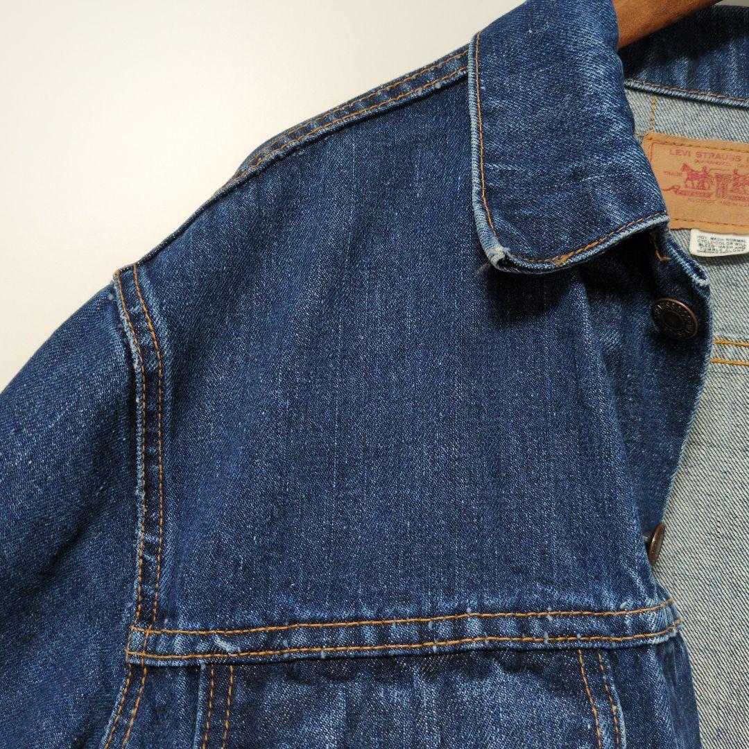 濃紺 70s リーバイス 70505 サイズ44 66前期 布ケアタグ