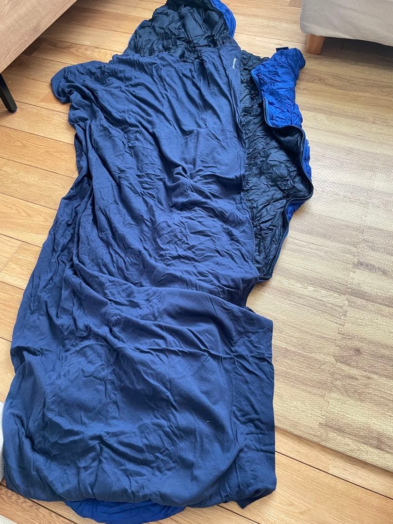 ジ*ン様 モンベル アルパインダウンハガー #5 寝袋、インナー、敷きパッド、枕