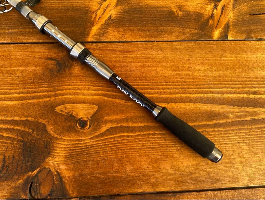 釣り竿セット　テレスコロッド　グリップの長さが変えられる　6ft 180cm