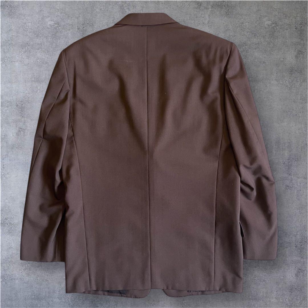 ◆美品◆COMME CA DE MODE MENスーツ　背抜き　ウール　ブラウン