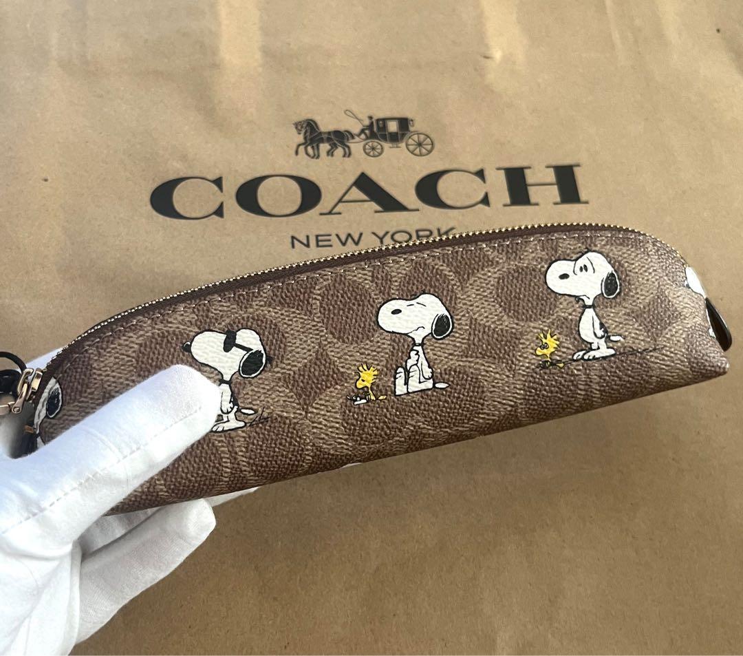 【新品未使用】COACH x PEANUTS スヌーピー コラボペンケース