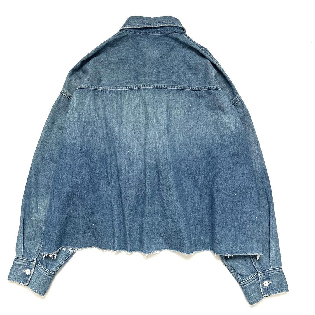 AP STUDIO JOHN BULL ジョンブル　デニムクロップドシャツ　完売