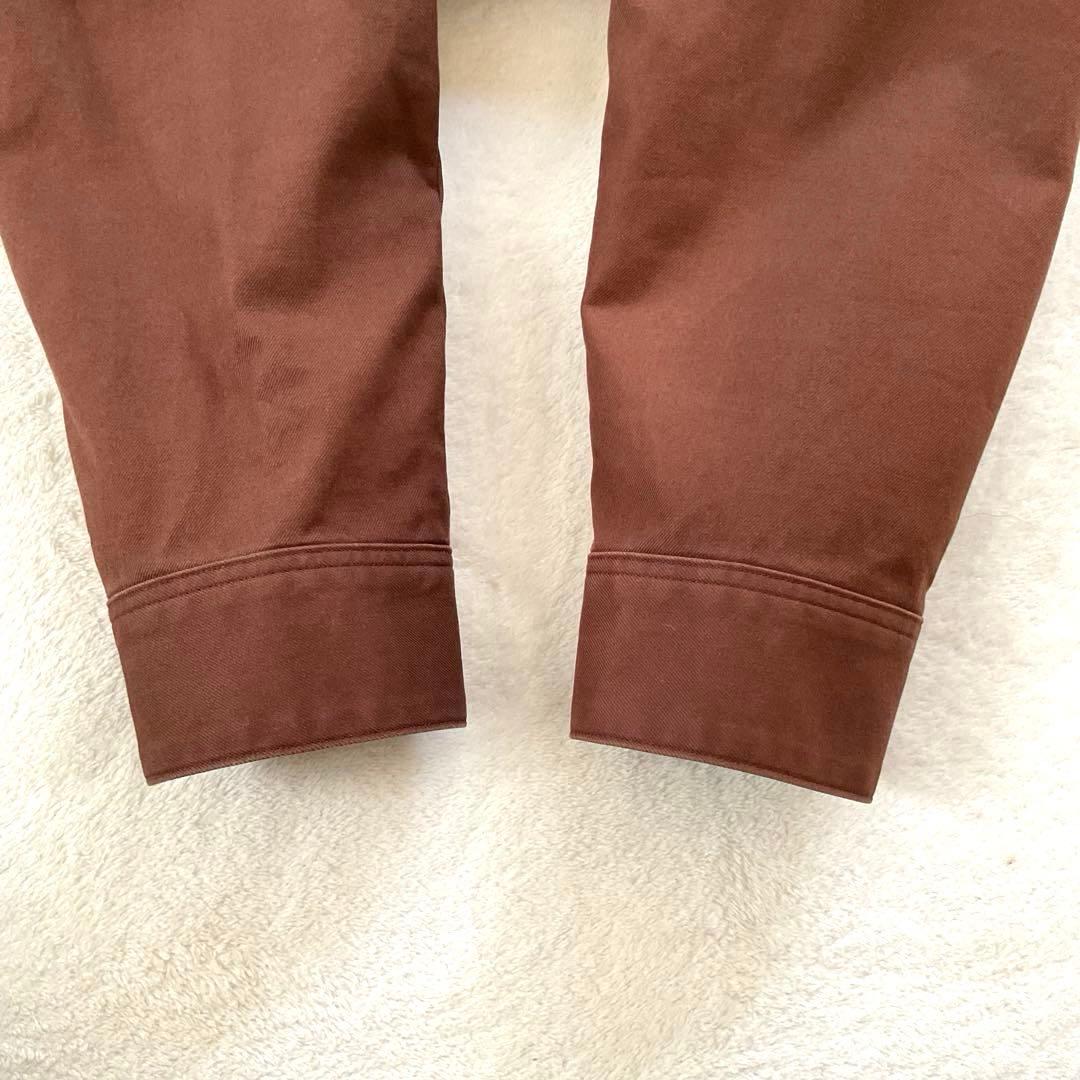 【美品】マーガレットハウエル タック ロング ワンピース Ａライン バンドカラー