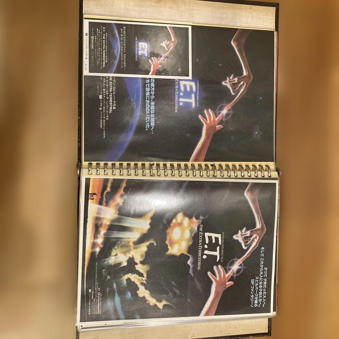 映画チラシ 約120枚以上 邦画 洋画 E.T. スーパーマンなど アルバム付き