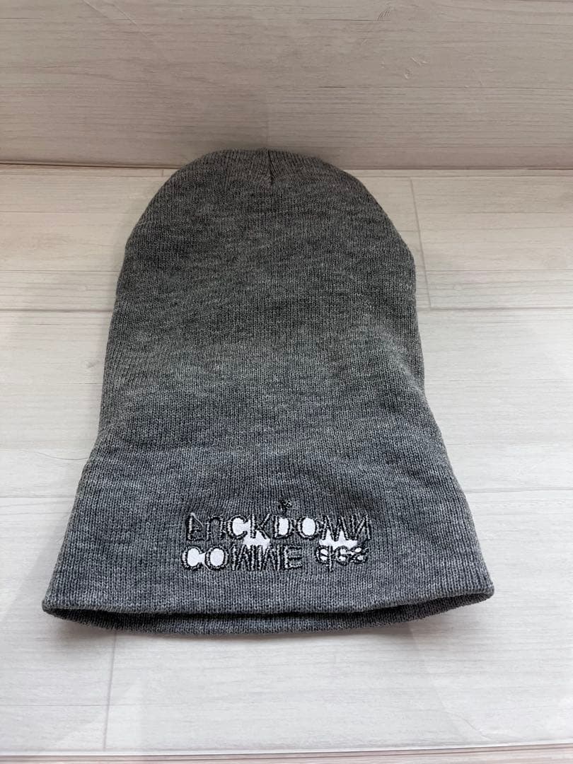 （美品）COMME des FUCKDOWN ニット帽 グレー