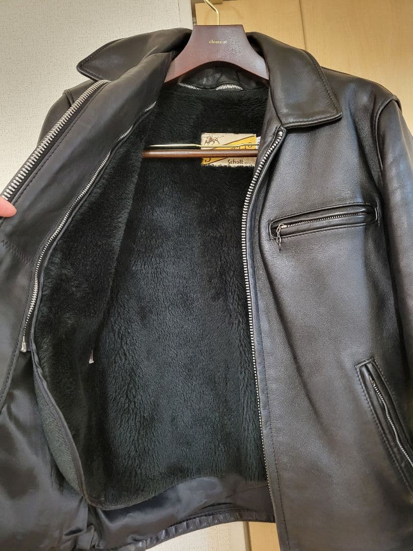 Schott Perfecto シングルライダース 36 クリーニング済み