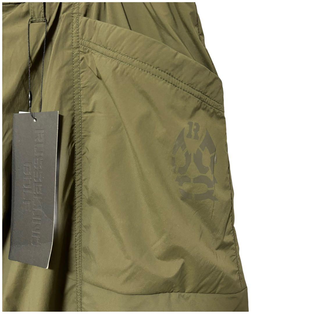 ラッセルノ ゴルフ コンバット ポケット ナイロン ロングパンツ カーキ 2XL