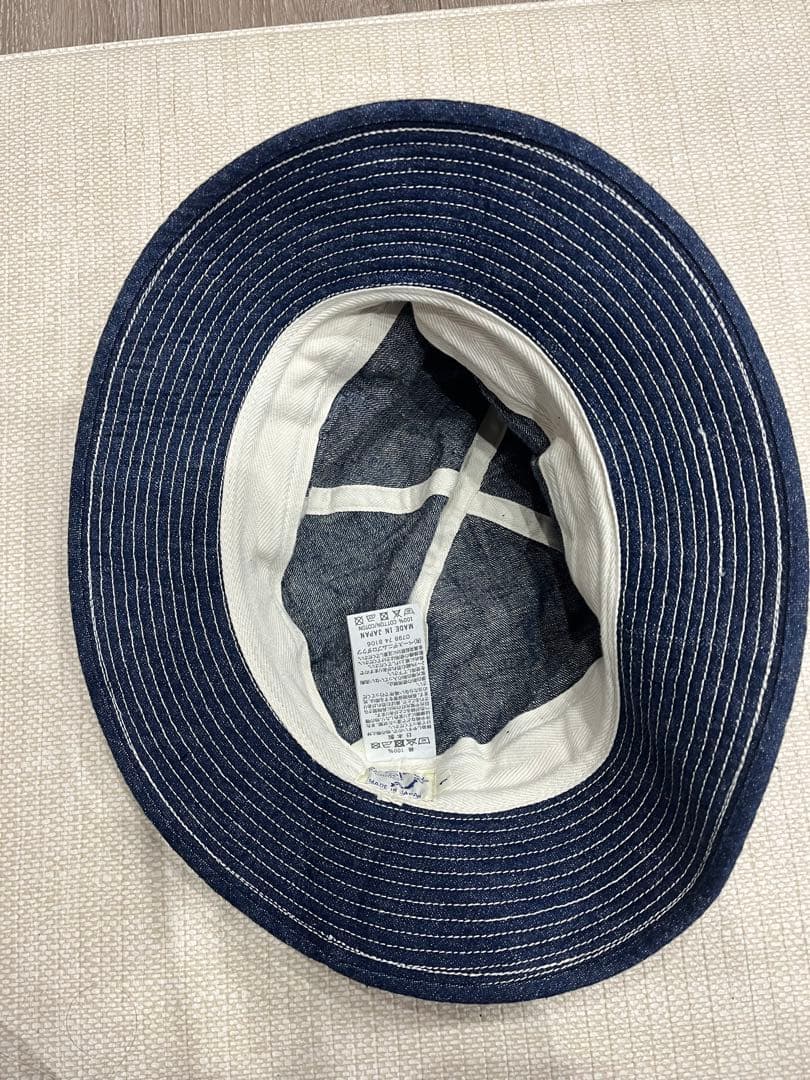 オアスロウ orSlow US NAVY DENIM HAT デニム ハット