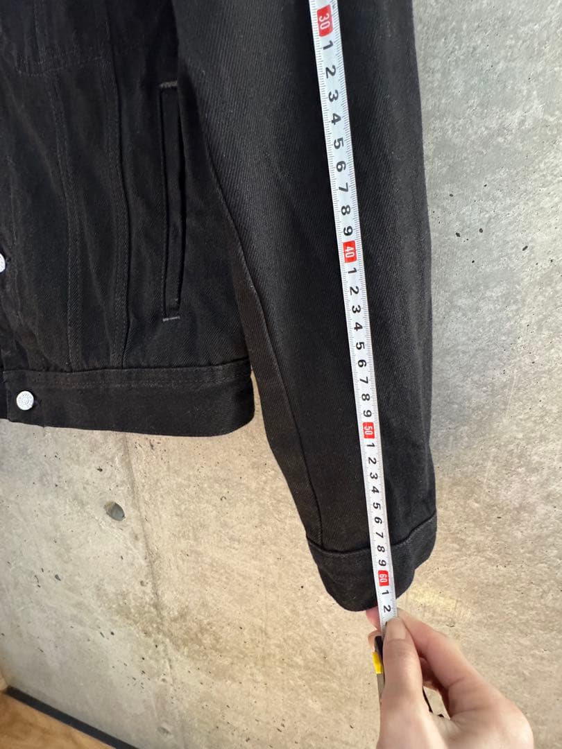 acne studios blå konst ブラック　デニムジャケット