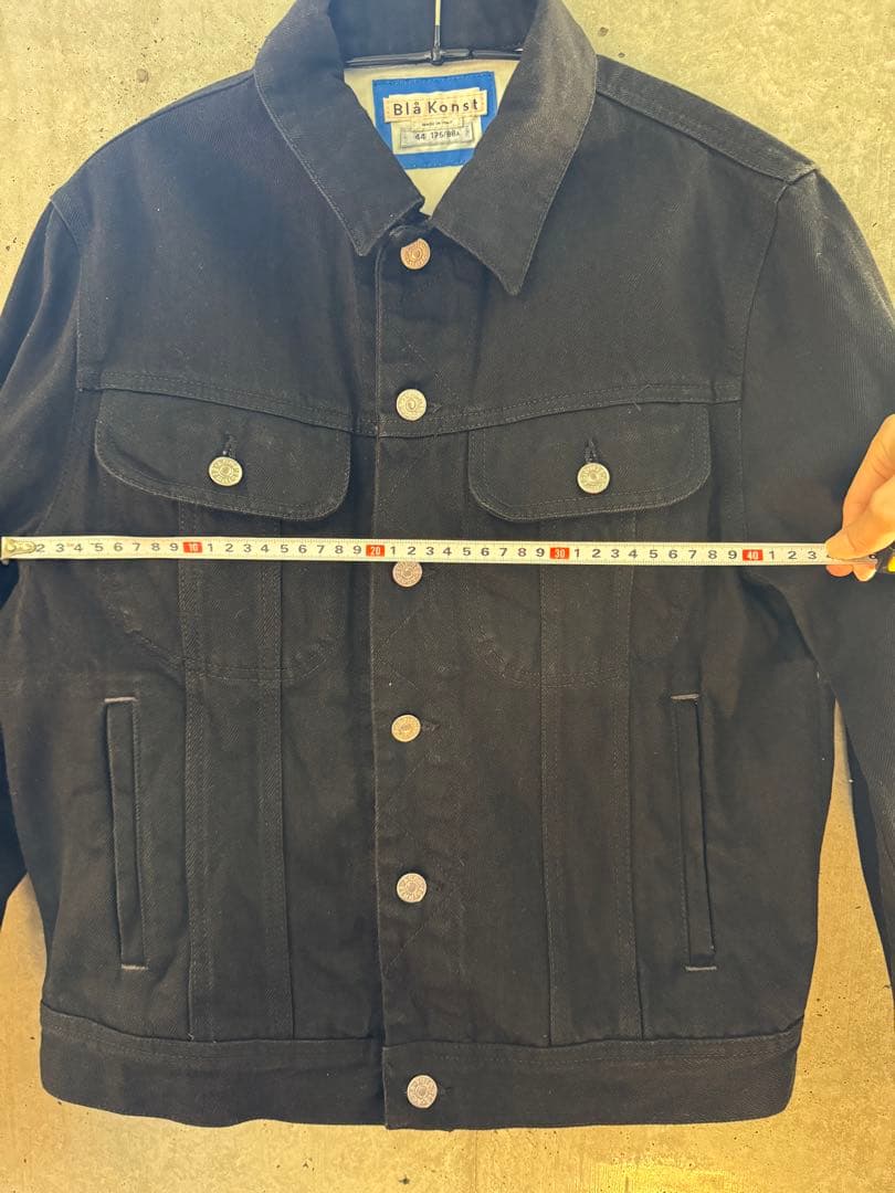 acne studios blå konst ブラック　デニムジャケット