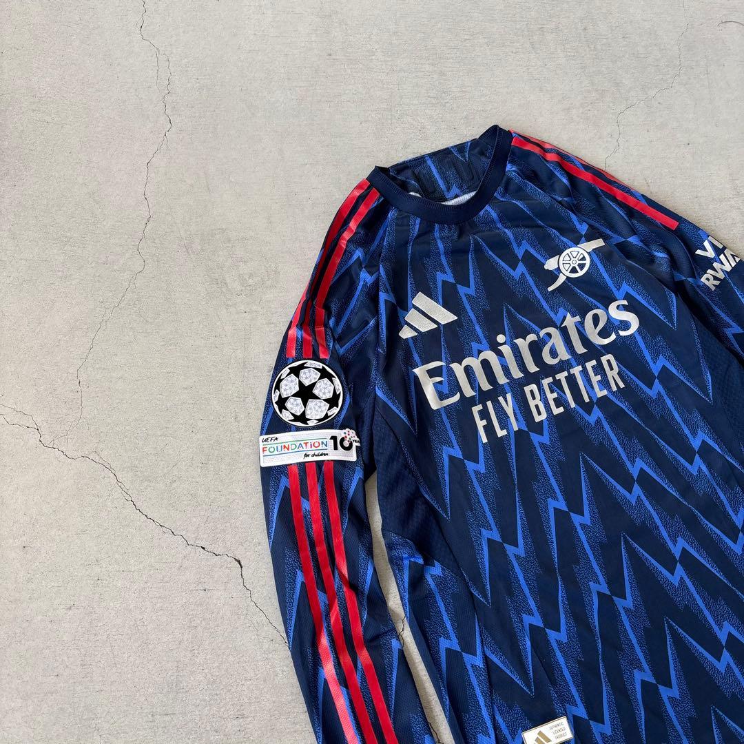 25/26 アーセナル　デクランライス　長袖ユニホーム　CL adidas