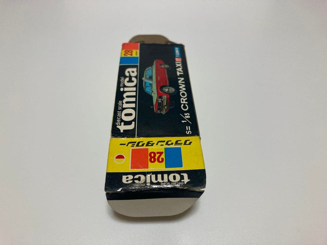 トミカ　日本製　クラウン　タクシー　1Aホイール　色指定箱　当時物