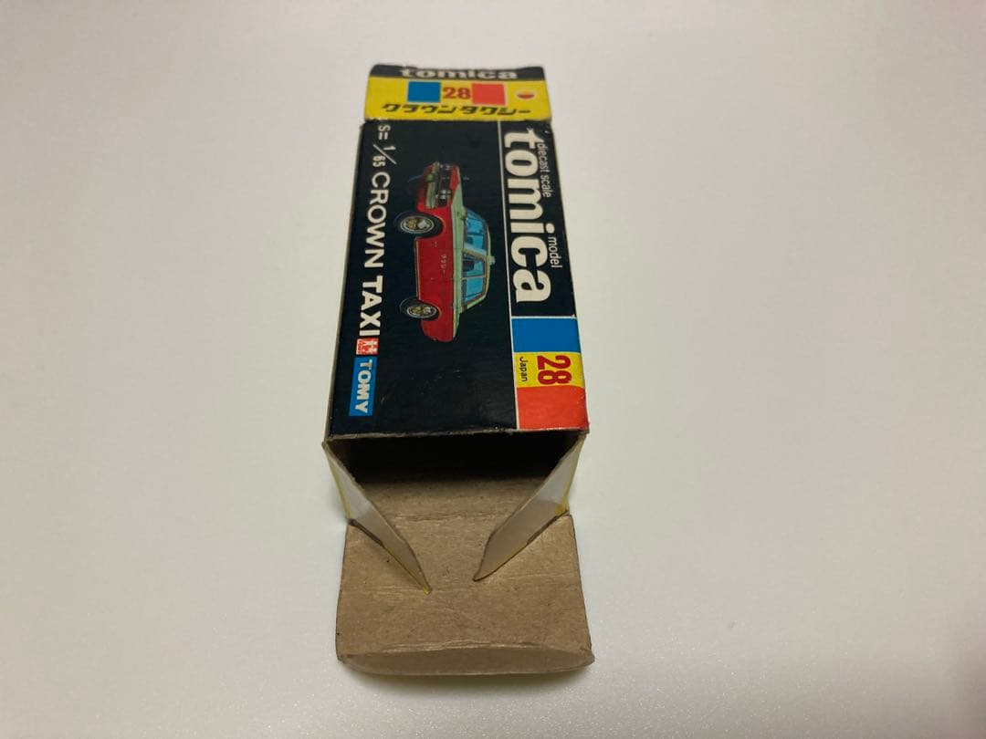 トミカ　日本製　クラウン　タクシー　1Aホイール　色指定箱　当時物