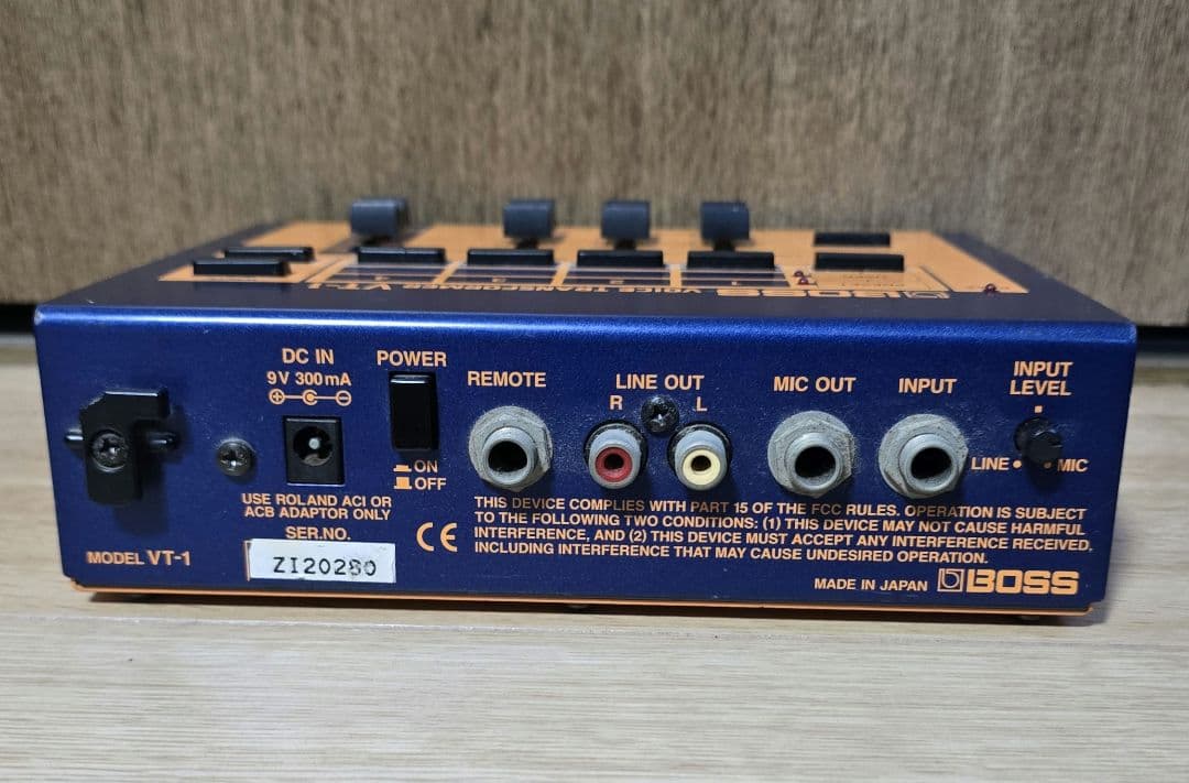 BOSS VT-1 ボイストランスフォーマー