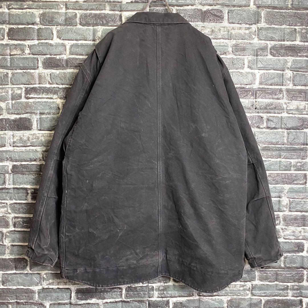R*I様 カーハート リッジコート 90s XL ブラック 墨黒 ビッグシルエッ